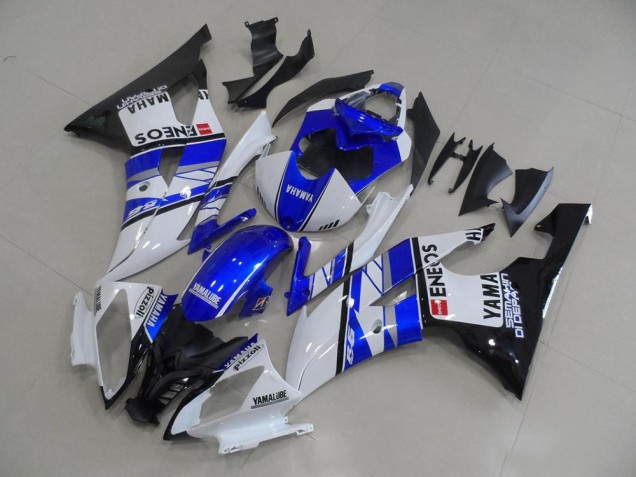 Blau Blau Weiß ENEOS Yamaha R6 08-16 Verkleidungen