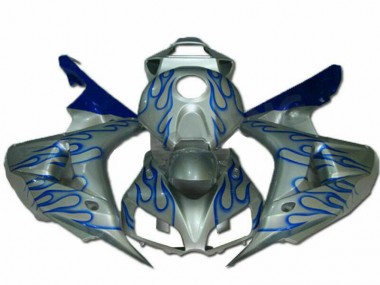 Blau Flamme Silber Honda CBR 1000 RR 06-07 Verkleidungen