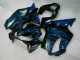 Blau Flammen Honda CBR 600 F4i 01-03 Verkleidungen