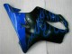 Blau Flammen Honda CBR 600 F4i 01-03 Verkleidungen
