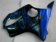 Blau Flammen Honda CBR 600 F4i 01-03 Verkleidungen