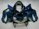 Blau Flammen Honda CBR 600 F4i 01-03 Verkleidungen
