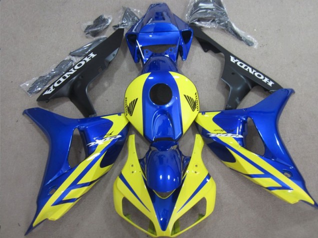 Blau Gelb Honda CBR 1000 RR 06-07 Verkleidung