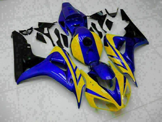 Blau Gelb Honda CBR 1000 RR 06-07 Verkleidungen