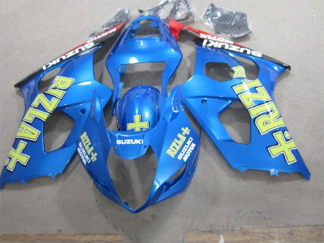 Blau Gelb Rizla Suzuki GSXR 1000 K3 03-04 Verkleidungen