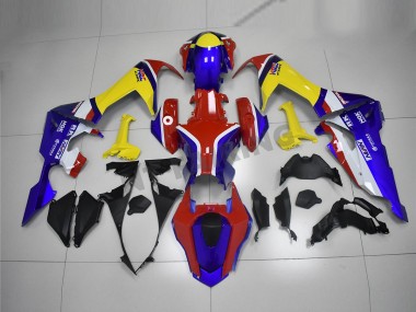 Blau Gelb Rot Honda CBR 1000 RR 17-23 Verkleidungen