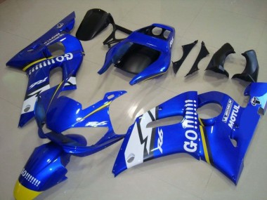 Blau Go Motul Yamaha R6 98-02 Verkleidungen