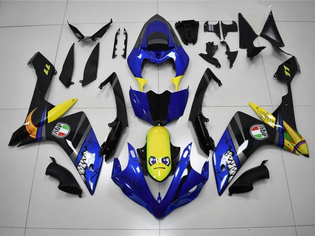 Blau Hai Yamaha R1 07-08 Verkleidungen