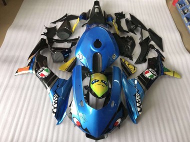 Blau Hai Yamaha R1 15-19 Verkleidungen
