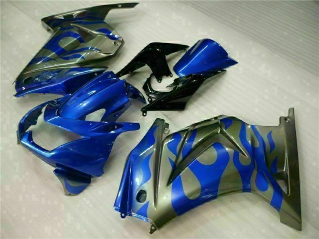 Blau Kawasaki EX250 08-12 Verkleidungen