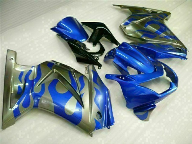 Blau Kawasaki EX250 08-12 Verkleidungen