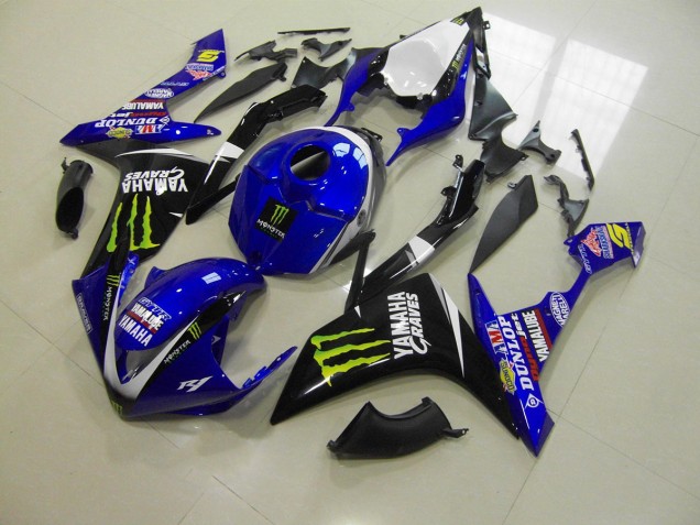 Blau Monster Yamaha R1 07-08 Verkleidungen Blau Monster Yamaha R1 07-08 Verkleidungen
