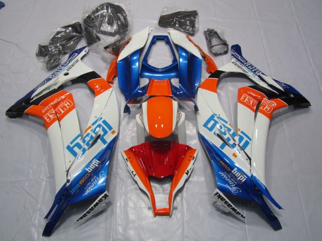 Blau Orange Kawasaki ZX10R 11-15 Verkleidungen
