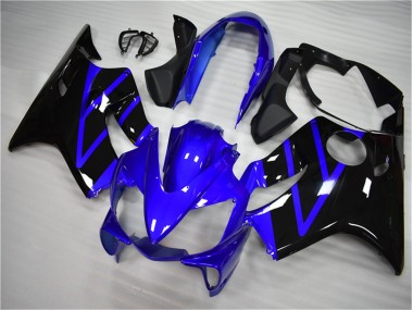 Blau Schwarz Honda CBR 600 F4i 04-07 Verkleidungen
