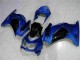 Blau Schwarz Kawasaki EX250 08-12 Verkleidungen