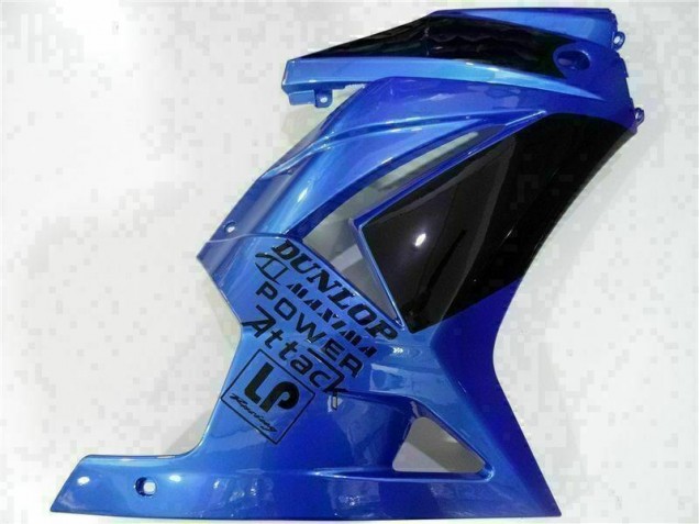 Blau Schwarz Kawasaki EX250 08-12 Verkleidungen