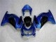 Blau Schwarz Kawasaki EX250 08-12 Verkleidungen