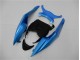 Blau Schwarz Kawasaki ZX6R 09-12 Verkleidung Blau Schwarz Kawasaki ZX6R 09-12 Verkleidung
