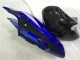 Blau Schwarz Suzuki GSXR 1000 K1 00-02 Verkleidungen Blau Schwarz Suzuki GSXR 1000 K1 00-02 Verkleidungen