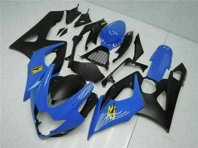 Blau Schwarz Suzuki GSXR 1000 K5 05-06 Verkleidungen Komplett Sets Blau Schwarz Suzuki GSXR 1000 K5 05-06 Verkleidungen Komplett Sets