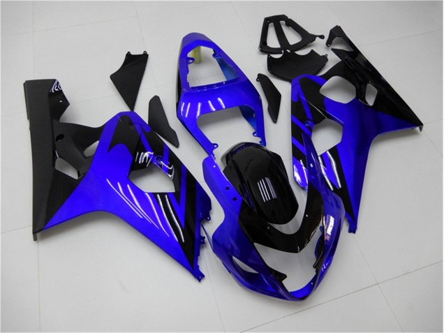 Blau Schwarz Suzuki GSXR 600 / 750 K4 04-05 Verkleidungen Blau Schwarz Suzuki GSXR 600 / 750 K4 04-05 Verkleidungen