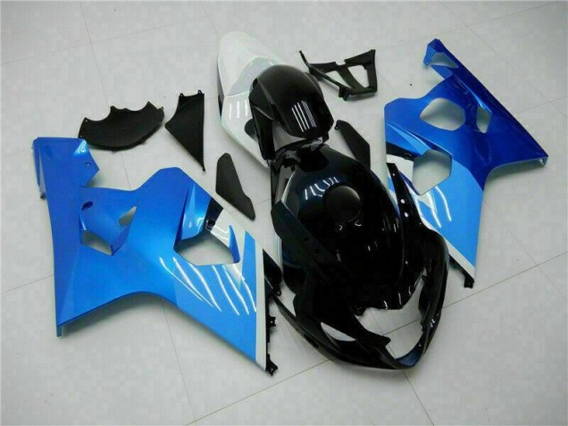 Blau Schwarz Suzuki GSXR 600 / 750 K4 04-05 Verkleidungen & Plastik