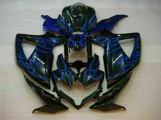 Blau Schwarz Suzuki GSXR 600 / 750 K8 08-10 Verkleidungen
