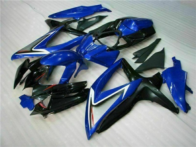Blau Schwarz Suzuki GSXR 600 / 750 K8 08-10 Vollverkleidung Blau Schwarz Suzuki GSXR 600 / 750 K8 08-10 Vollverkleidung