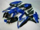 Blau Schwarz Suzuki GSXR 600 / 750 K8 08-10 Vollverkleidung Blau Schwarz Suzuki GSXR 600 / 750 K8 08-10 Vollverkleidung