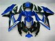 Blau Schwarz Suzuki GSXR 600 / 750 K8 08-10 Vollverkleidung Blau Schwarz Suzuki GSXR 600 / 750 K8 08-10 Vollverkleidung