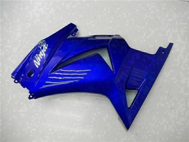 Blau Schwarz Weiß Ninja Kawasaki EX250 08-12 Verkleidung