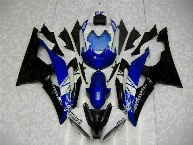 Blau Schwarz Yamaha R6 08-16 Verkleidung Blau Schwarz Yamaha R6 08-16 Verkleidung