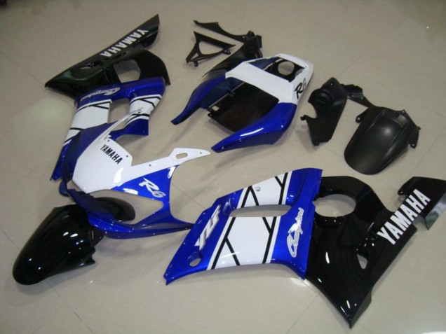 Blau Schwarz Yamaha R6 98-02 Verkleidung