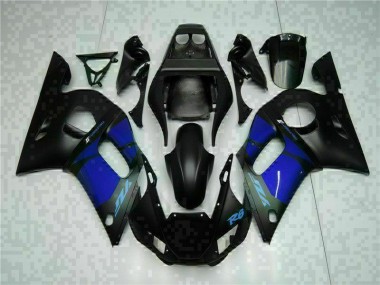 Blau Schwarz Yamaha R6 98-02 Verkleidungen