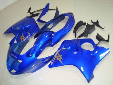 Blau Schwarzbird Honda CBR 1100 XX Blackbird 96-07 Verkleidungen