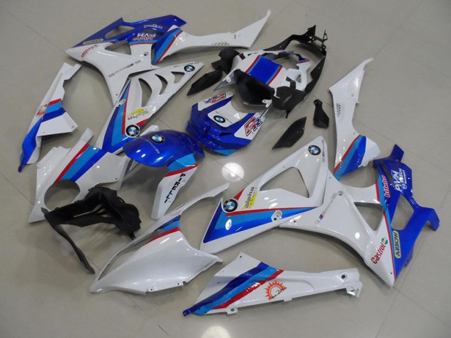 Blau Weiß BMW S1000RR 09-14 Verkleidung Blau Weiß BMW S1000RR 09-14 Verkleidung