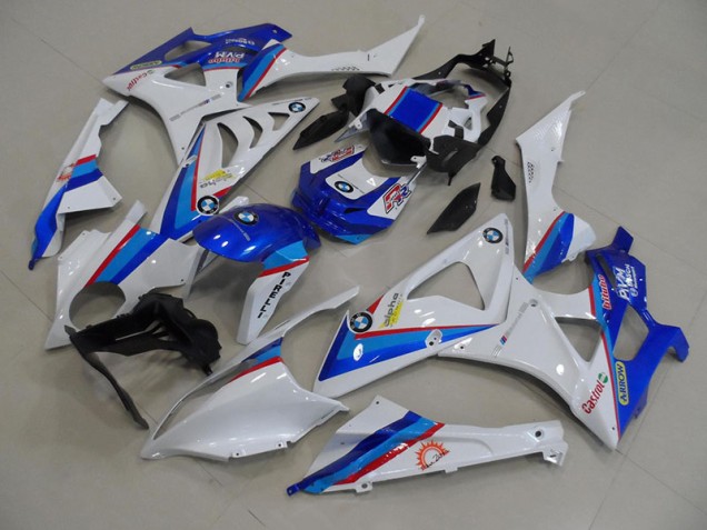 Blau Weiß BMW S1000RR 09-14 Vollverkleidung Blau Weiß BMW S1000RR 09-14 Vollverkleidung