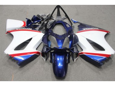 Blau Weiß Honda VFR 800 02-13 Verkleidungen
