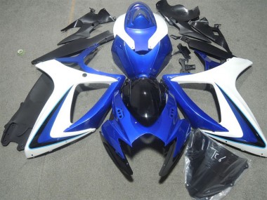 Blau Weiß Kawasaki ZX10R 06-07 Verkleidungen
