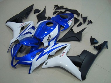 Blau Weiß Matt Schwarz Honda CBR 600 RR 07-08 Verkleidungen