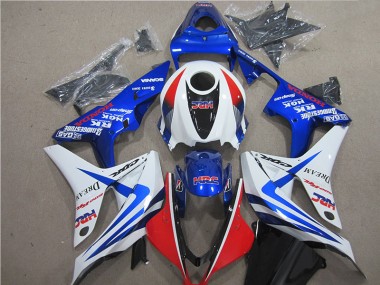Blau Weiß Rot HRC Honda CBR 600 RR 07-08 Verkleidungen