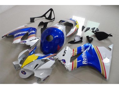 Blau Weiß Rothmans Honda VFR 800 02-13 Verkleidungen