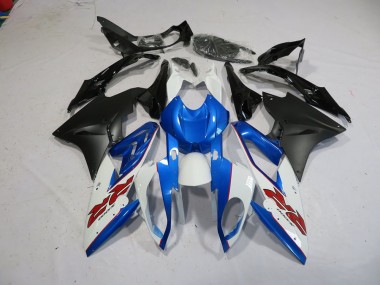 Blau Weiß Schwarz BMW S1000RR 15-18 Verkleidungen