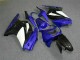 Blau Weiß Schwarz Ninja Kawasaki EX250 08-12 Verkleidungen
