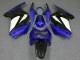 Blau Weiß Schwarz Ninja Kawasaki EX250 08-12 Verkleidungen