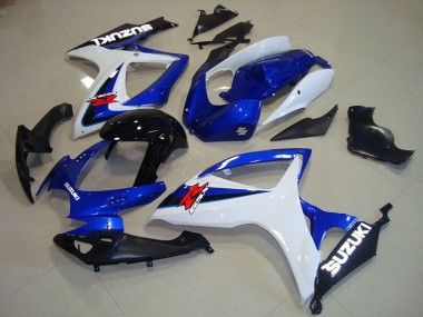 Blau Weiß Schwarz Suzuki GSXR 750 K6 06-07 Verkleidungen