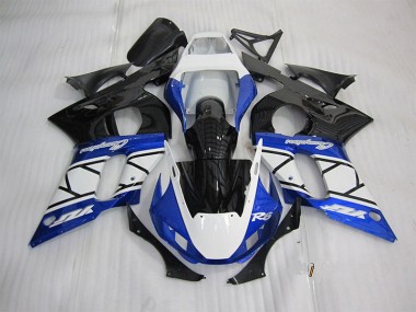 Blau Weiß Schwarz Yamaha R6 98-02 Verkleidungen
