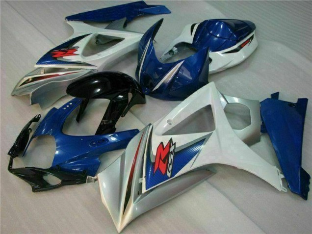 Blau Weiß Suzuki GSXR 1000 K7 07-08 VollVerkleidungen & Plastik Blau Weiß Suzuki GSXR 1000 K7 07-08 VollVerkleidungen & Plastik
