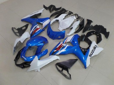 Blau Weiß Suzuki GSXR 1000 K9 09-16 Motorrad Verkleidung