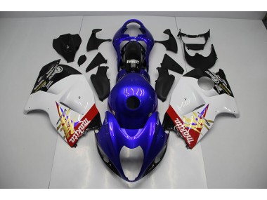 Blau Weiß Suzuki GSXR 1300 Hayabusa 96-07 Verkleidung